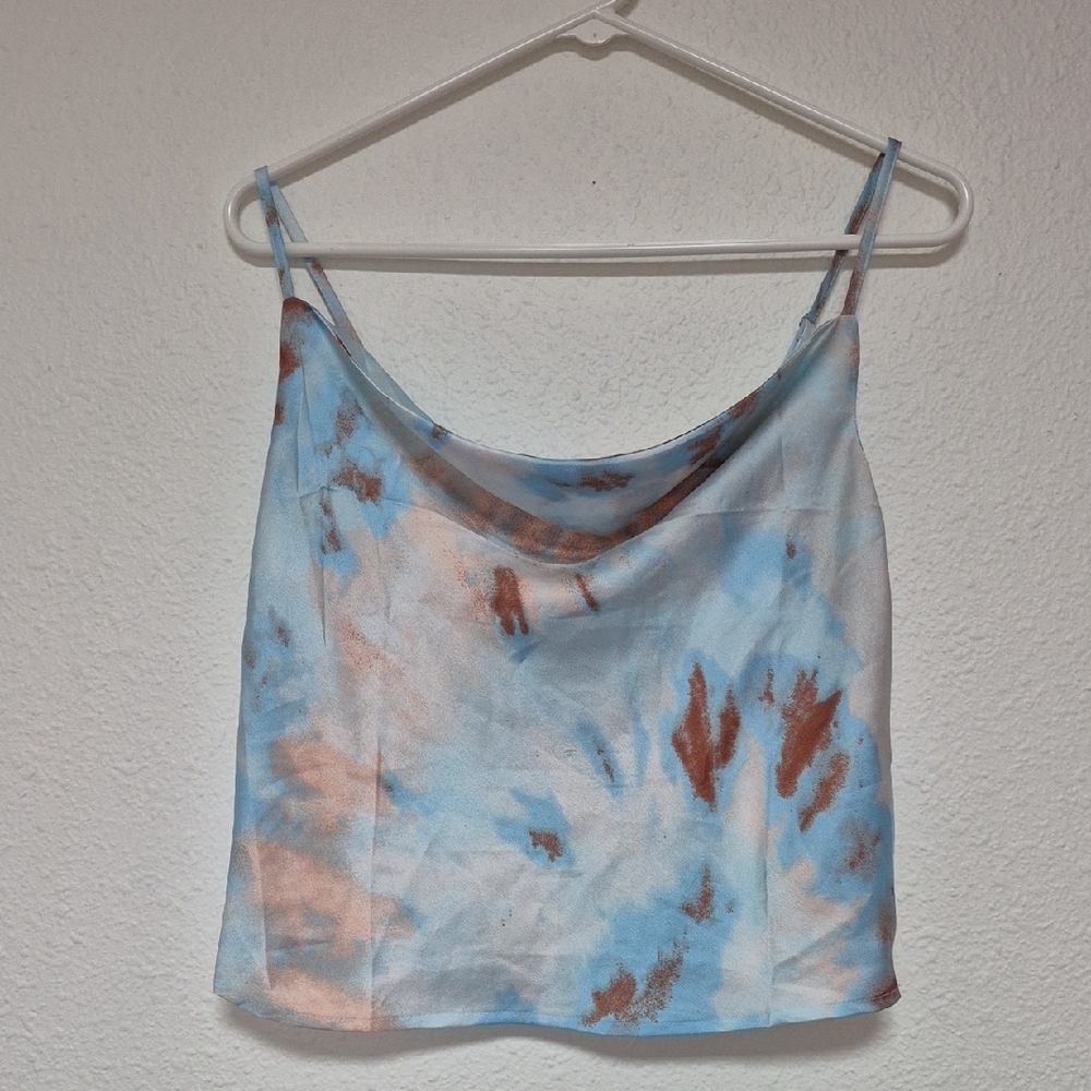 Nasty Gal Spaghetti Strap Flowy Tank Top Camisole Size 2 EUC